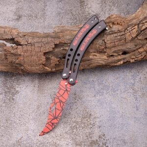 CSGO Butterfly BALISONG Träningskniv