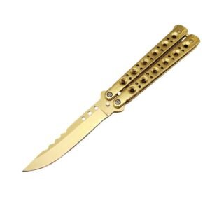 Balisong kniv Guld