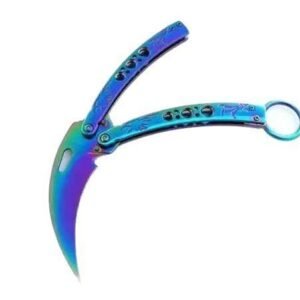 Premium nybörjarträningskniv fjärilskniv cool lek stilig kniv oslipad