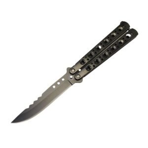 Balisong kniv svart