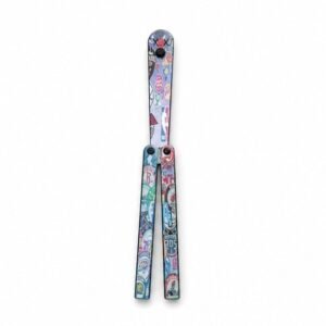 Butterfly Knife Flip Hand Knife Training Folding Knife Squid Safe No Open Edge