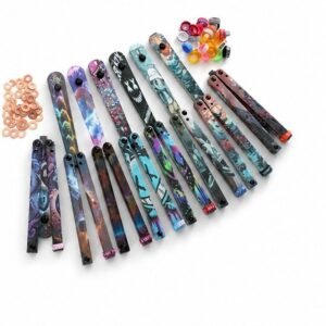 Butterfly Knife Jenny Fancy Plastic Knife Training Folding Knife Squid