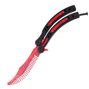 Balisong Butterfly Comb Csgo Perifera Butterfly Practice Knife kasta kniv träna kniv