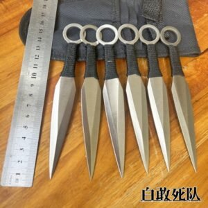 Dekorativ kunai-träningskniv YF013 – 1 delar, Vit