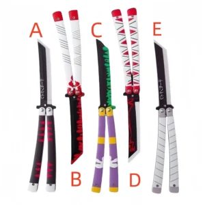 Ny fjäril knivblad vikande kniv balisong