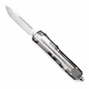 genomskinligt handtag OTF-kniv – transparent hölje