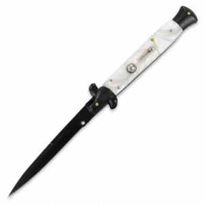 italiensk stilettkniv – Push knapp automatkniv