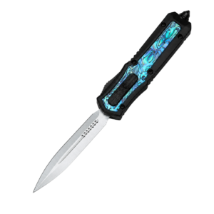 fjäril och Abalone snabbutfällande OTF-kniv