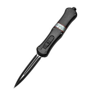 fjäril A019 dubbeleggad OTF-kniv