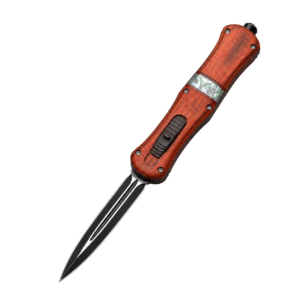 fjäril A019 dubbeleggad OTF-kniv